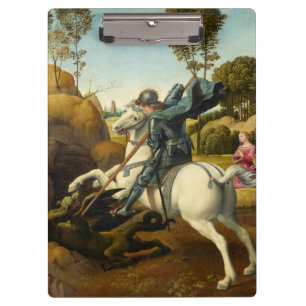Pranchetas Santo George e o Dragão, 1506 por Raphael