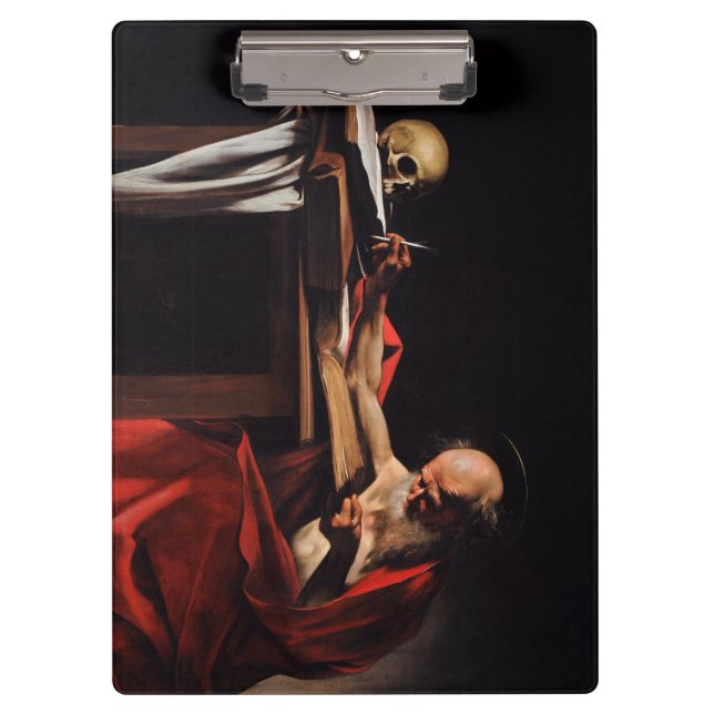 Pranchetas São Jerônimo Escrevendo (por Caravaggio) (Frente)