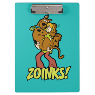 Pranchetas Scooby-Doo e Zoinks Shaggy!