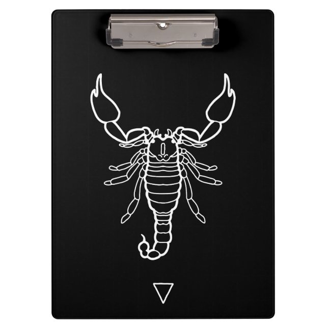 Pranchetas Scorpio Zodiac Sign (Frente)