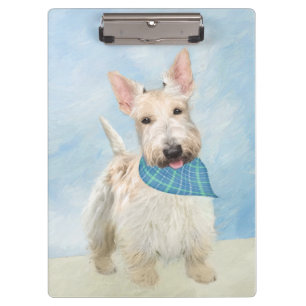 Pranchetas Scottish Terrier Wheaten Dog Painting