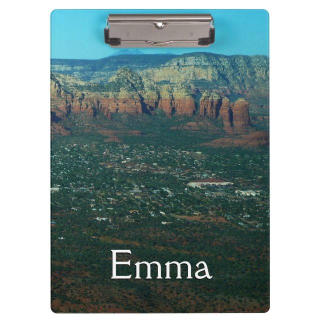 Pranchetas Sedona e Coffee Pot Rock vistos de cima (Frente)