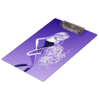 Pranchetas Senhorita Saxofonista Musicista Bluebell
