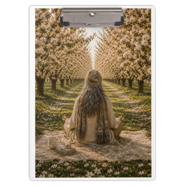 Pranchetas Serene Orchard Sticky Notes | Romantic Botanical