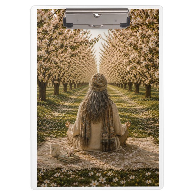 Pranchetas Serene Orchard Sticky Notes | Romantic Botanical  (Frente)