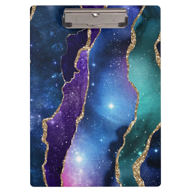 Pranchetas Série Galaxy Agate Design 13  (Frente)