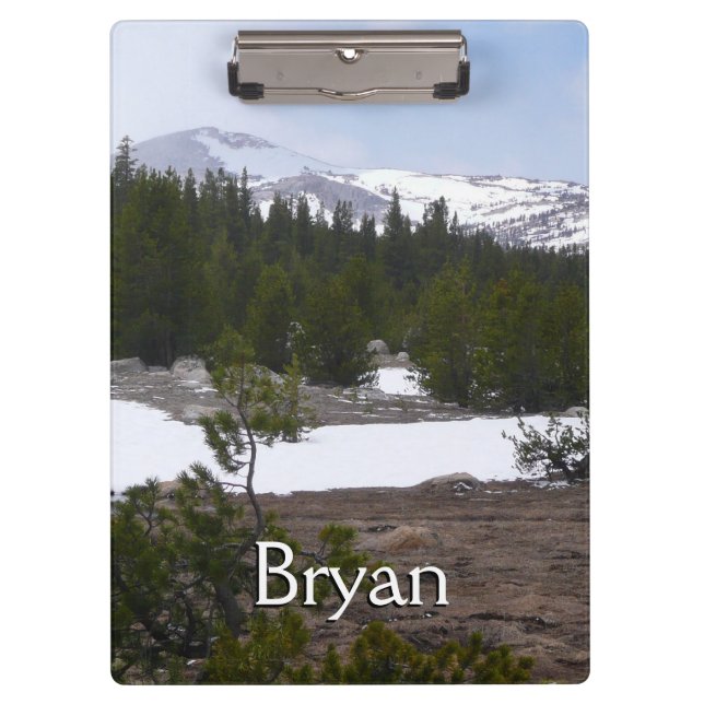 Pranchetas Serra Nevada e neve em Yosemite (Frente)