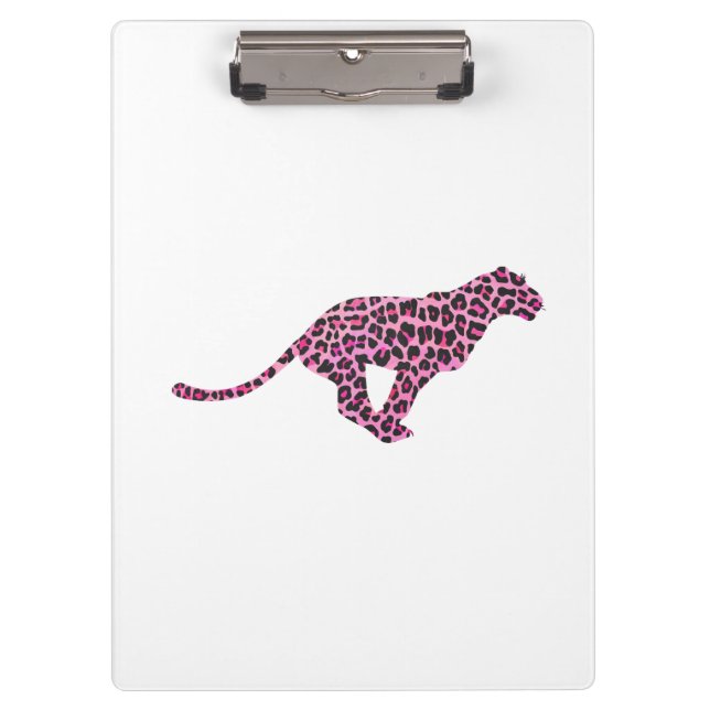 Pranchetas Silhouette Pink e Black Leopard (Frente)