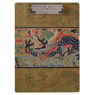 Pranchetas Símbolo Dragão Chinês Antiquado Asiático