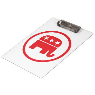 Pranchetas Símbolo Político do Partido Republicano (Elefante)