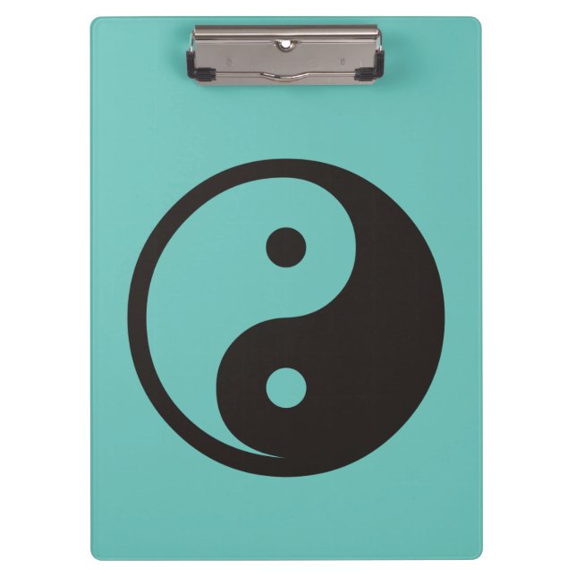 Pranchetas Símbolo Yin Yang - desenho de tatuagem sólido (Frente)