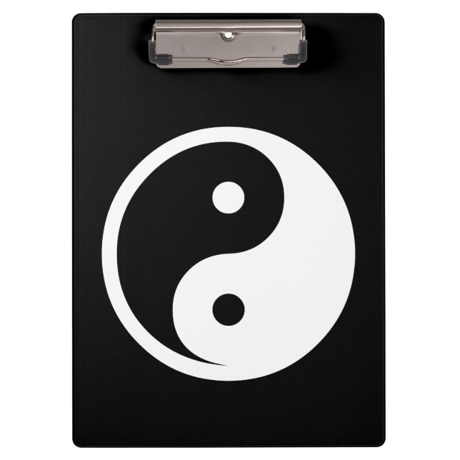 Pranchetas Símbolo Yin Yang - desenho de tatuagem sólido 2 (Frente)