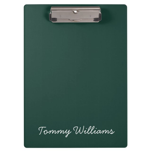 Pranchetas Simples Emerald Green Professional (Frente)