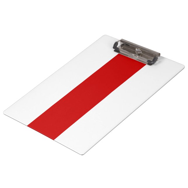 Pranchetas Sinalizador da Bielorrússia (Vermelho e Branco) (Inclinado)