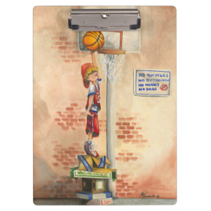 Pranchetas Slam Dunk, em Basquetebol Hoop, por Jay Throckmort