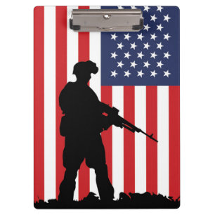 Pranchetas Soldado Americano