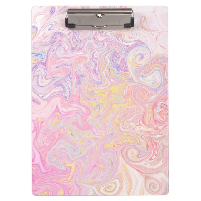 Pranchetas Sonho de Mármore Giratório de Pastel Suave Arte Ab (Frente)