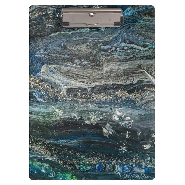 Pranchetas Sonhos da pintura do abstrato Oceano 20 (Frente)