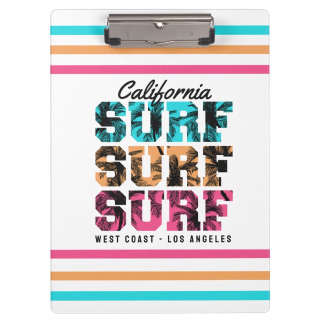 Pranchetas Sonhos de surf: Edição Sunset da Califórnia (Frente)