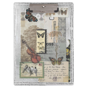 Pranchetas Stamps Vintage Ephemera Decoupage