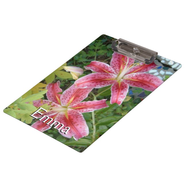 Pranchetas Stargazer Lily Garden Floral (Inclinado)