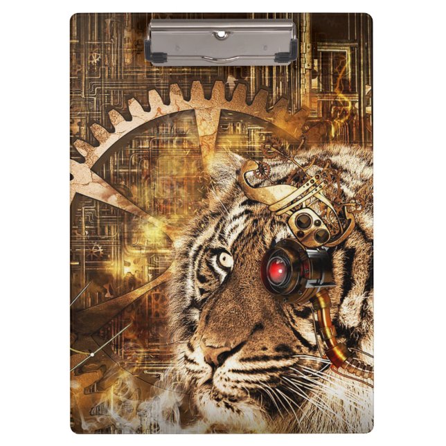 Pranchetas Steampunk Tiger (Frente)