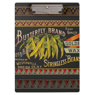 Pranchetas String Bean Label Vegetal País