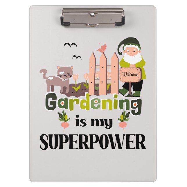 Pranchetas Superpotência de jardinagem, jardineiro-cúmulo (Frente)