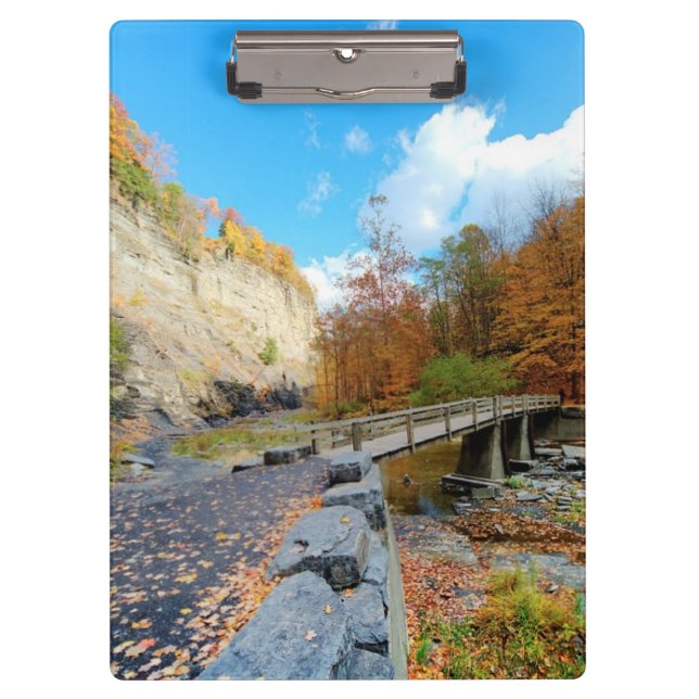 Pranchetas Taughannock cai parque estadual (Frente)