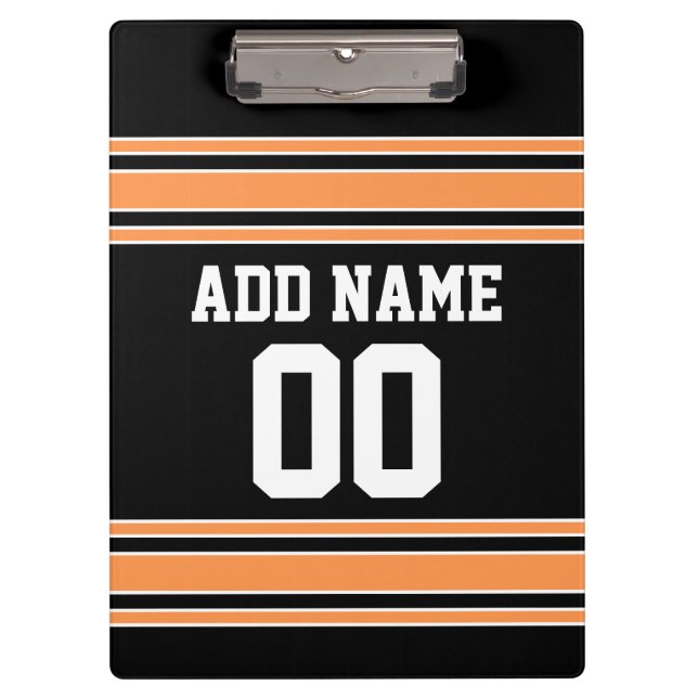 Pranchetas Team Jersey com nome e número personalizados (Frente)
