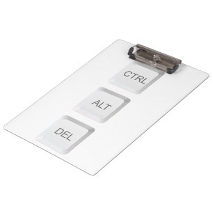 Pranchetas Teclado do computador DEL CTRL ALT ALT do Slippery