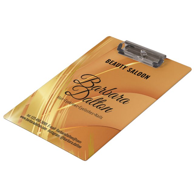 Pranchetas Terracotta Ocher Beige Dourado (Inclinado)