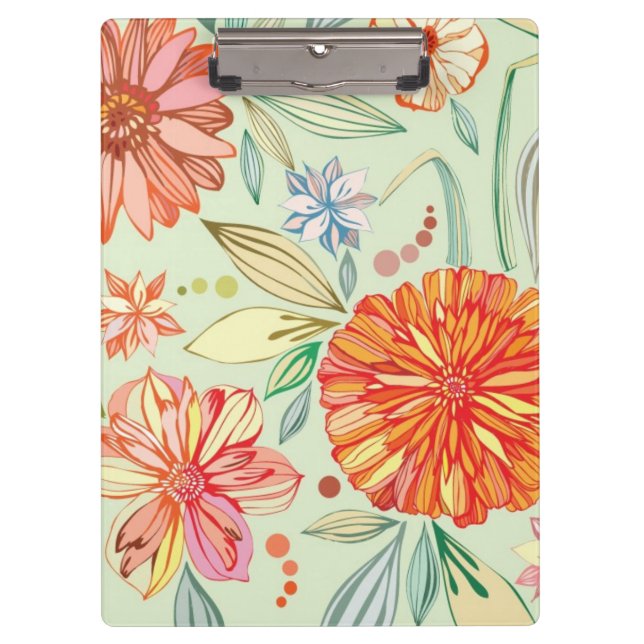 Pranchetas Teste padrão com ásteres (Frente)