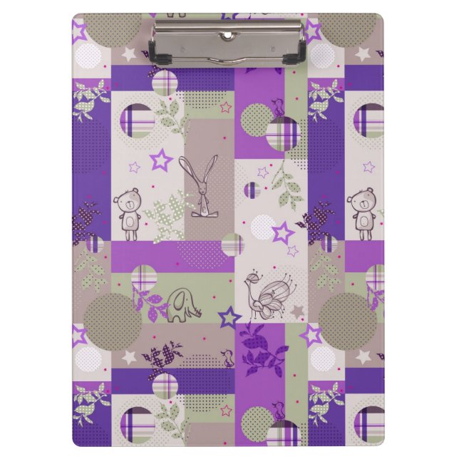 Pranchetas Teste padrão da edredão do bebê (Frente)