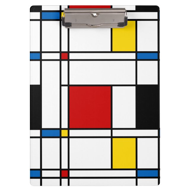 Pranchetas Teste padrão de de Stijl (Frente)