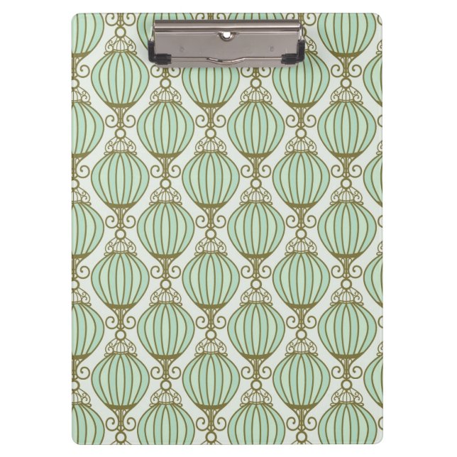 Pranchetas Teste padrão do azul de Motton (Frente)