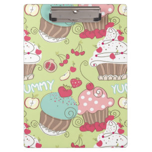 Pranchetas Teste padrão do cupcake