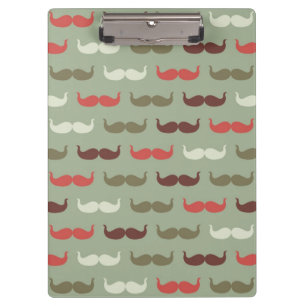 Pranchetas Teste padrão do vintage com bigode