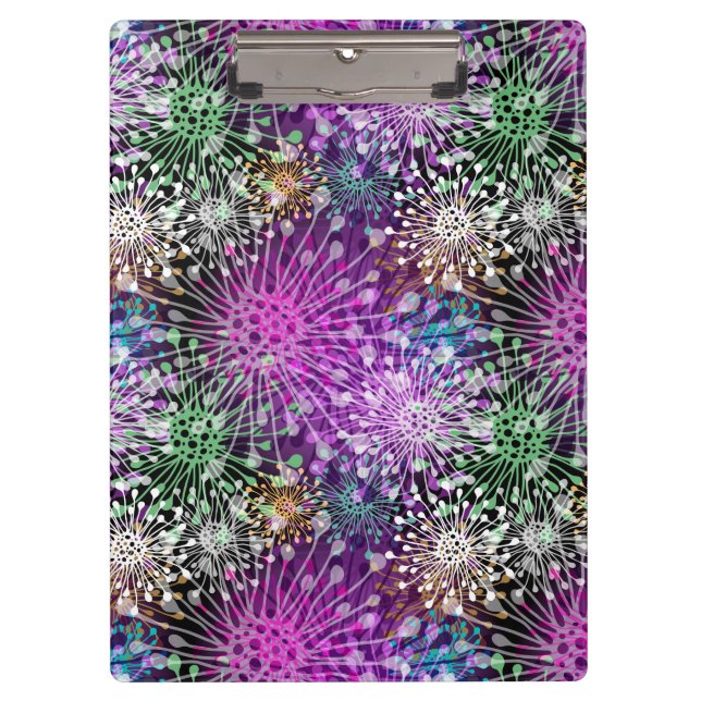 Pranchetas Teste padrão manchado vívido (Frente)