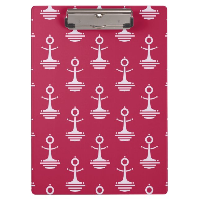 Pranchetas Teste padrão moderno das âncoras (Frente)