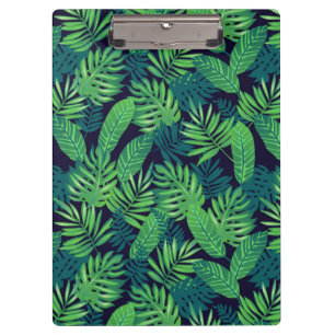 Pranchetas Teste padrão tropical das folhas