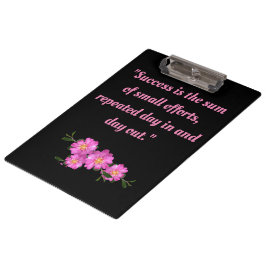 Pranchetas Texto de foto personalizado Script Oleo Flor rosa 
