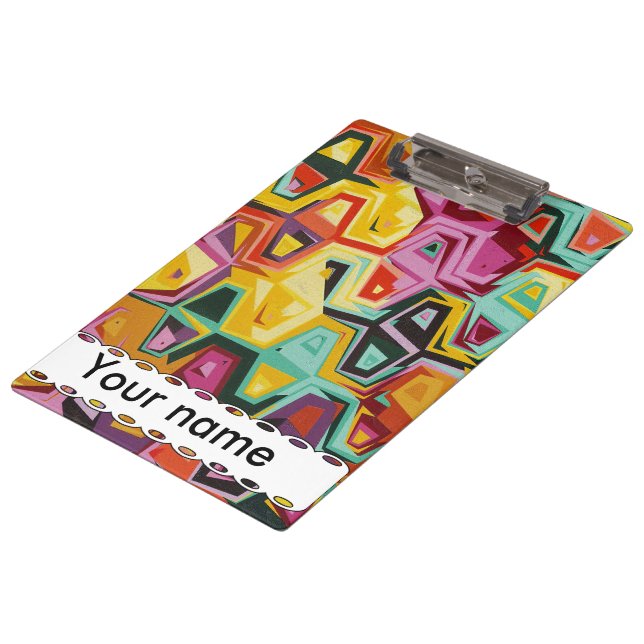 Pranchetas Textura de orifícios coloridos (Inclinado)