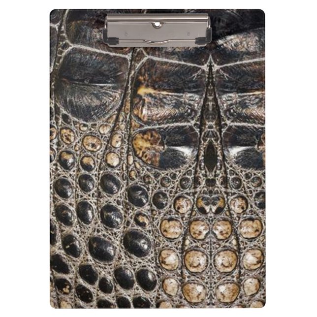 Pranchetas Textura de Pele de Alligador Brown American (Frente)