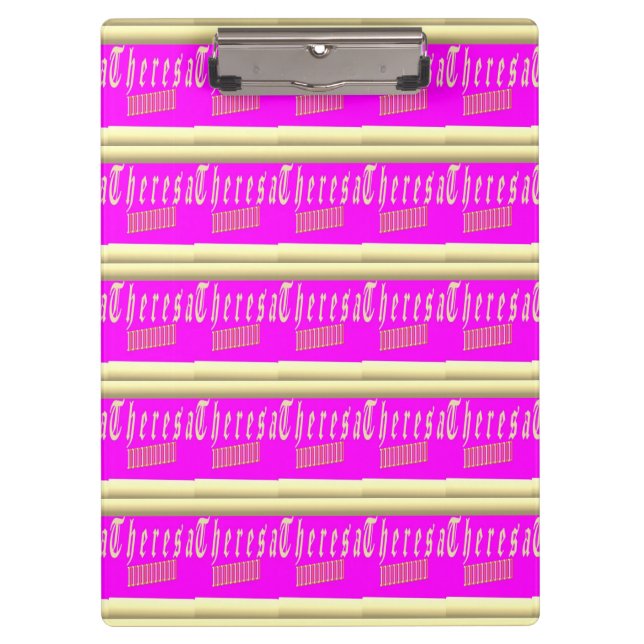 Pranchetas Theresa design chocante cor-de-rosa e mochila dr d (Frente)