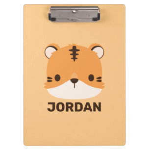 Pranchetas Tigre de Cuta com Nome Personalizado