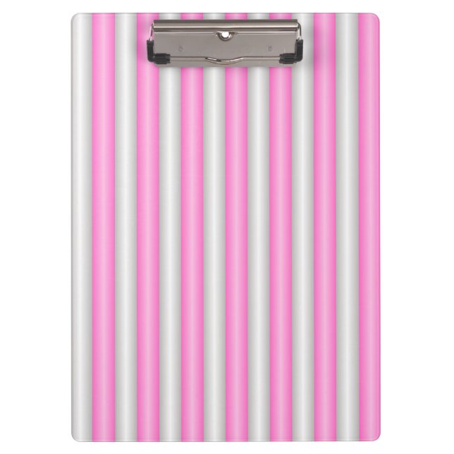 Pranchetas Tiras Rosa Neon Modernas com Efeito 3D (Frente)