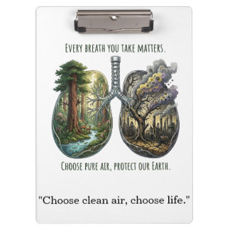 Pranchetas Toda Respiração Importa Arte de Conscientização Am