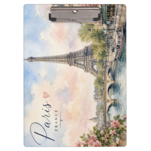 Pranchetas Torre Eiffel Paris França rio Sena