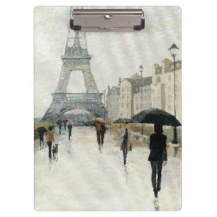 Pranchetas Torre Eiffel Paris na chuva